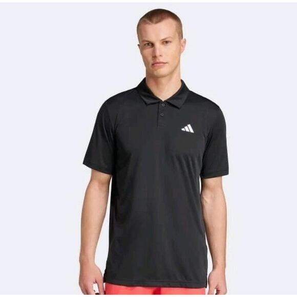 adidas Other - Adidas AEROREADY Tennis Fab Polo Shirt Black S/M/L